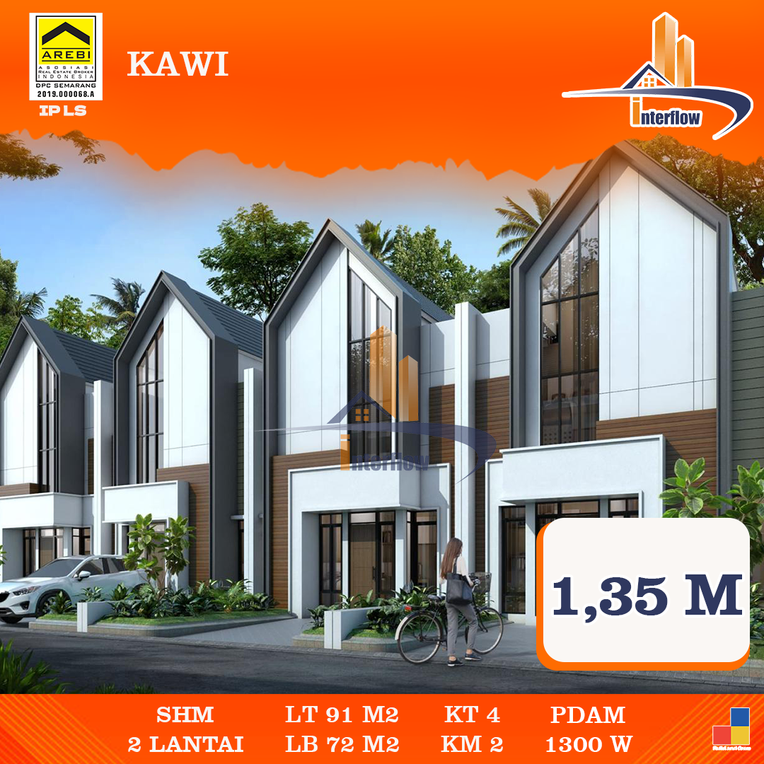 Dijual Rumah Minimalis 2 Lantai di Daerah Kawi, Semarang