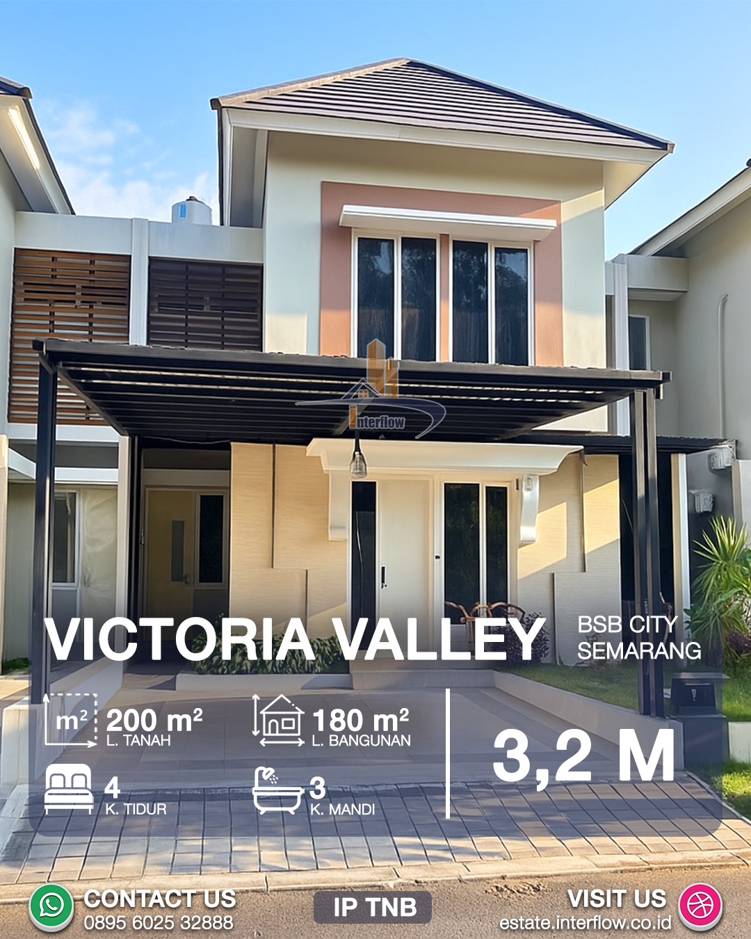 Dijual Rumah Cantik di Victoria Valley BSB City Semarang